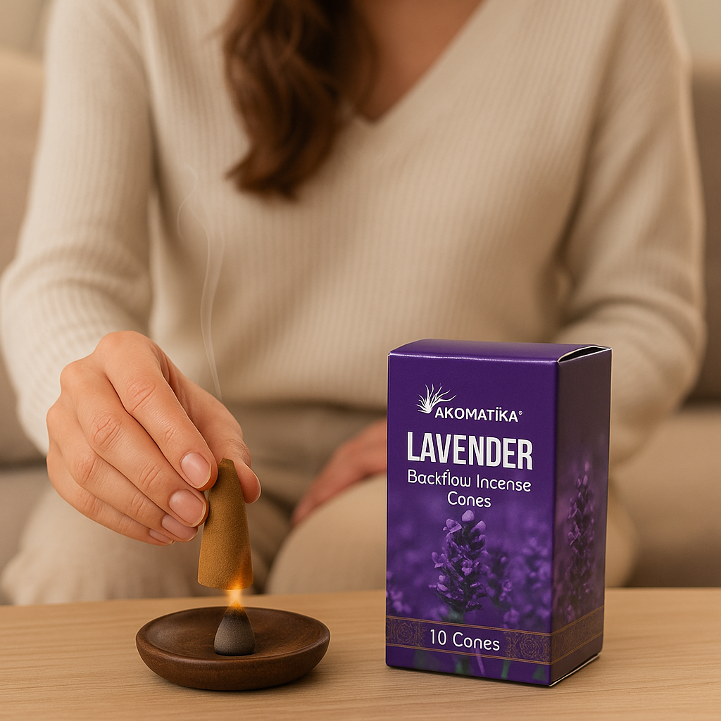 10 Conuri Aromatika Backflow Incense – Lavender