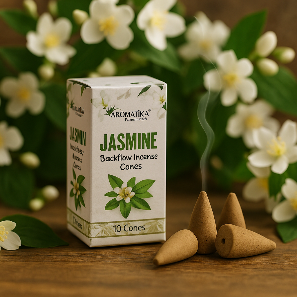 10 Conuri Aromatika Backflow Incense - Iasomie