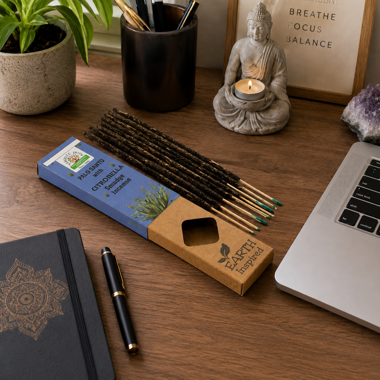 Betisoare Parfumate Palo Santo cu Citronella – Purificare Energetica si Relaxare Naturala