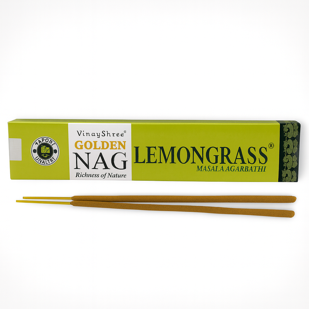 Golden Nag Lemongrass - Aroma Purificatoare pentru Claritate si Energie Pozitiva