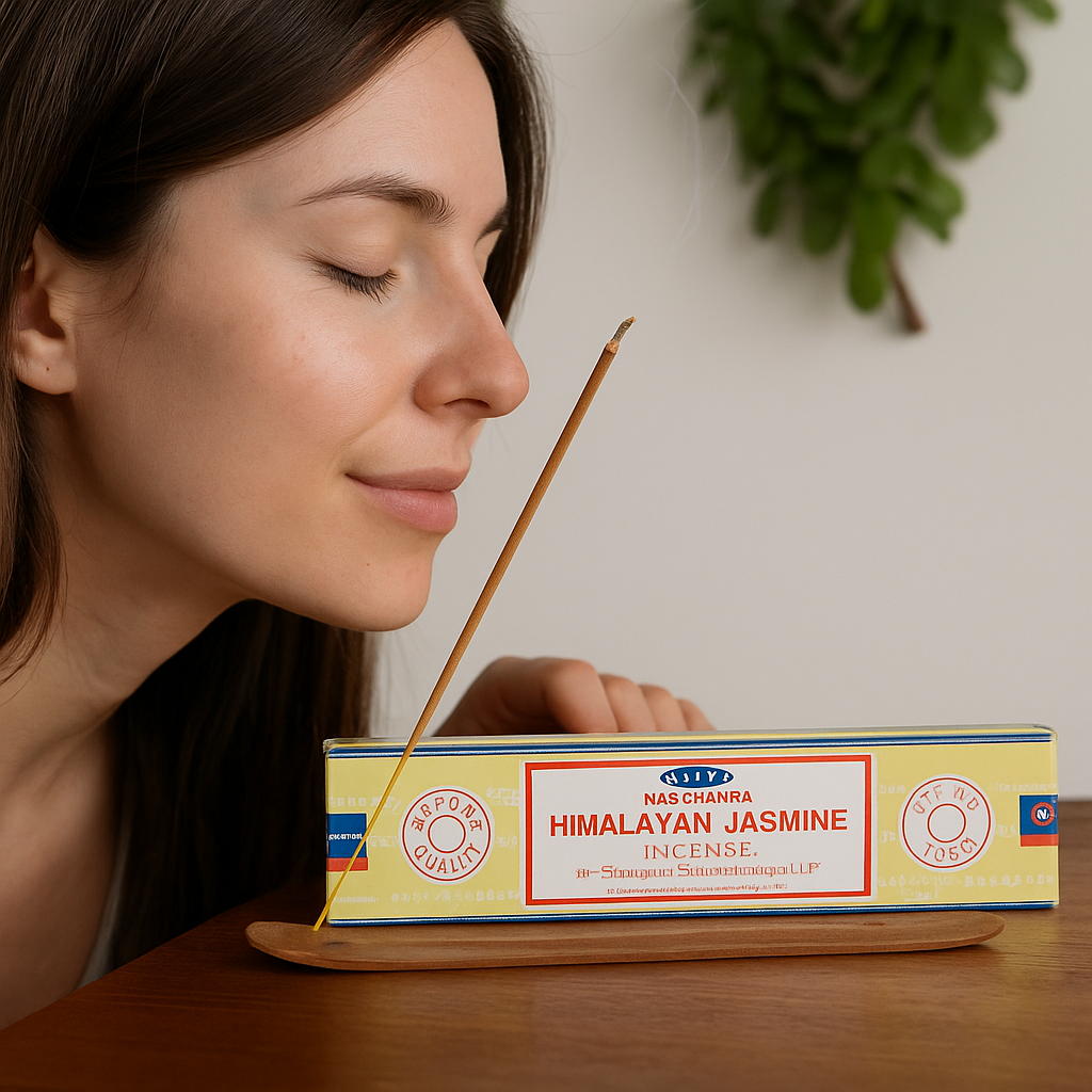 Satya Incense Sticks Himalayan Jasmine 15g - parfum iasomie