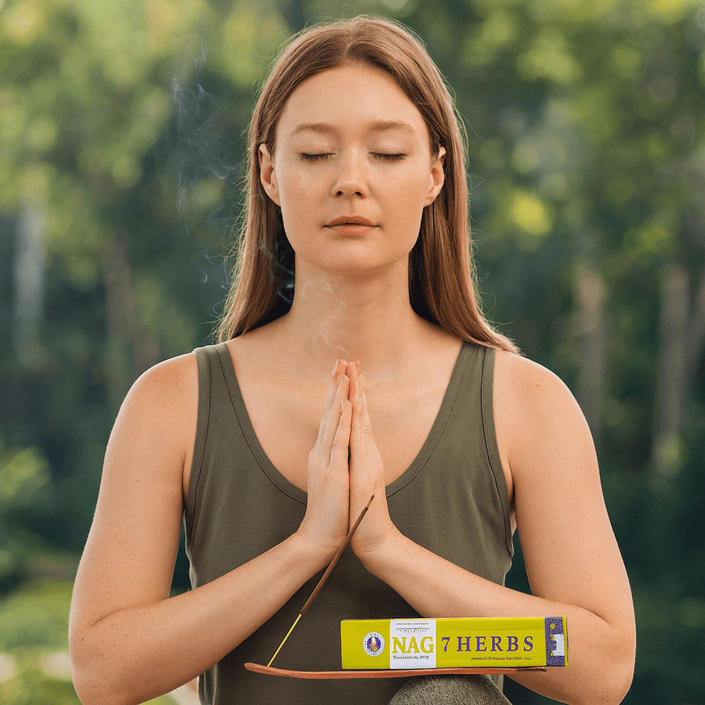 Betisoare Parfumate Golden Nag 7 Herbs - Aroma Sacra, Curatare Energetica si Armonie Naturala