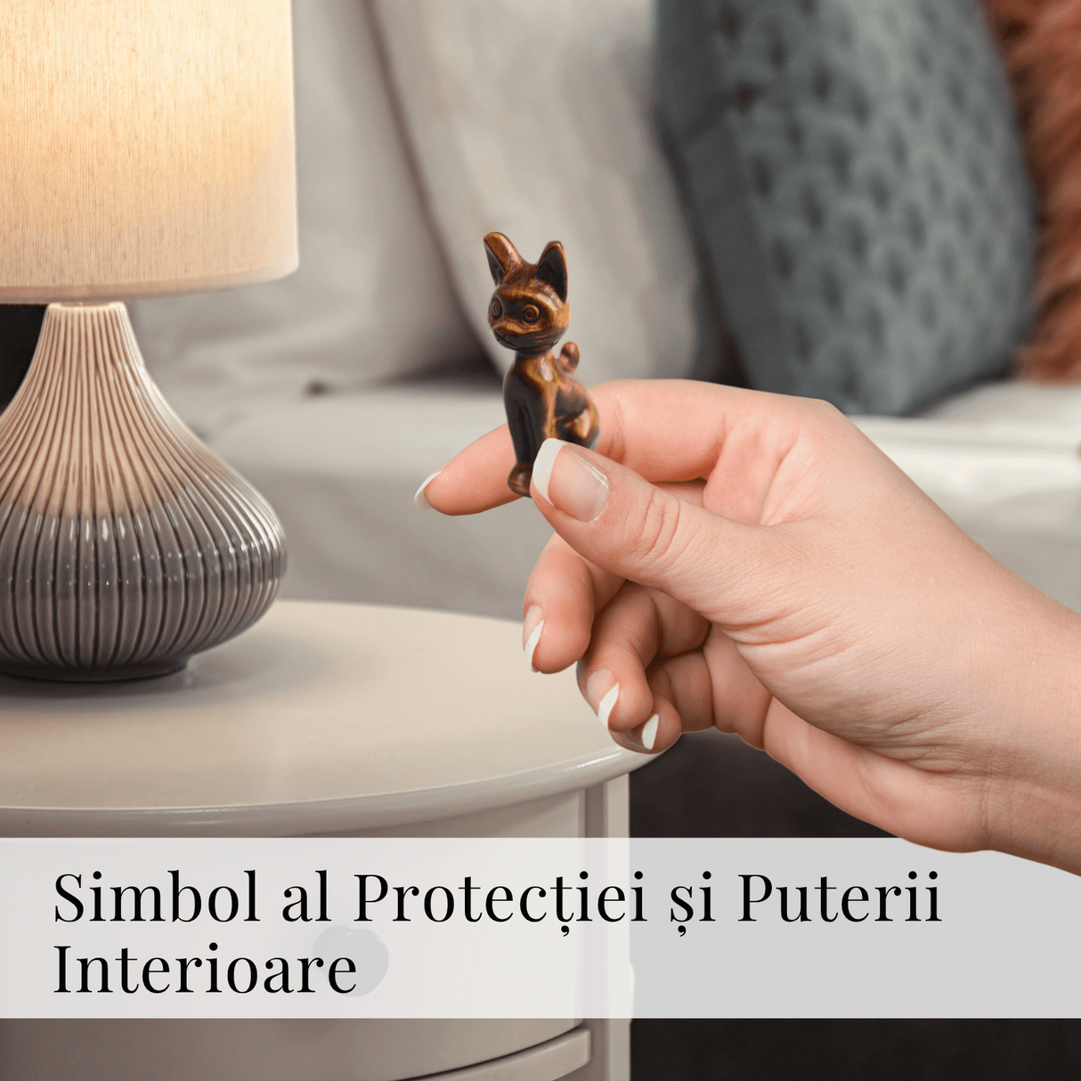 Gardiana curajului – Pisicuta din Ochi de Tigru pentru Protectie si Putere Interioara