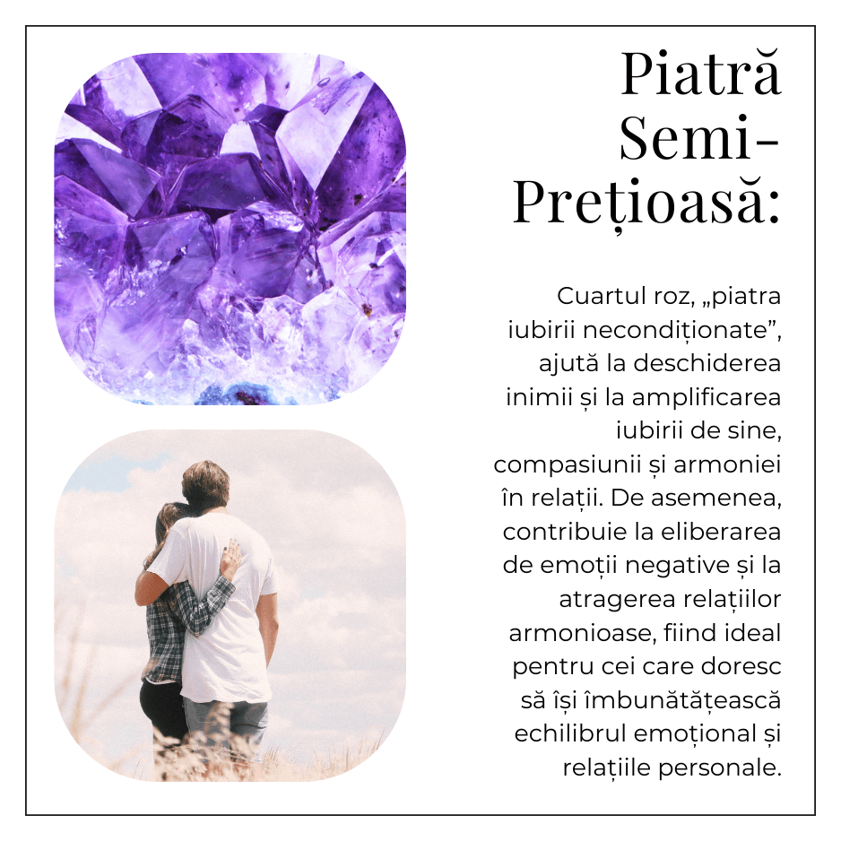 Bratara Elastica din Ametist 5mm - Claritate Mentala si Echilibru Emoțional
