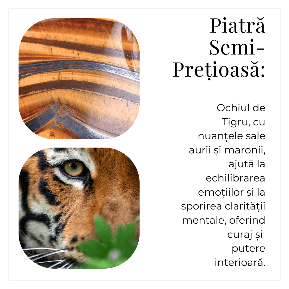 Bratara Elastica cu Margele 4 mm din Ochi de Tigru - Protectie si incredere
