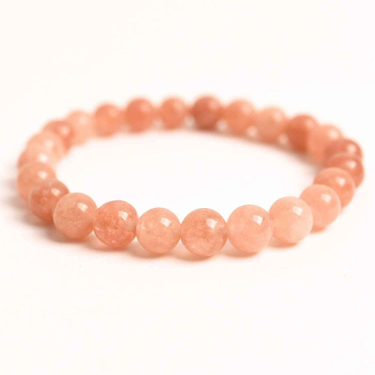 Bratara elastica cu piatra soarelui 8mm - Incredere si abundenta