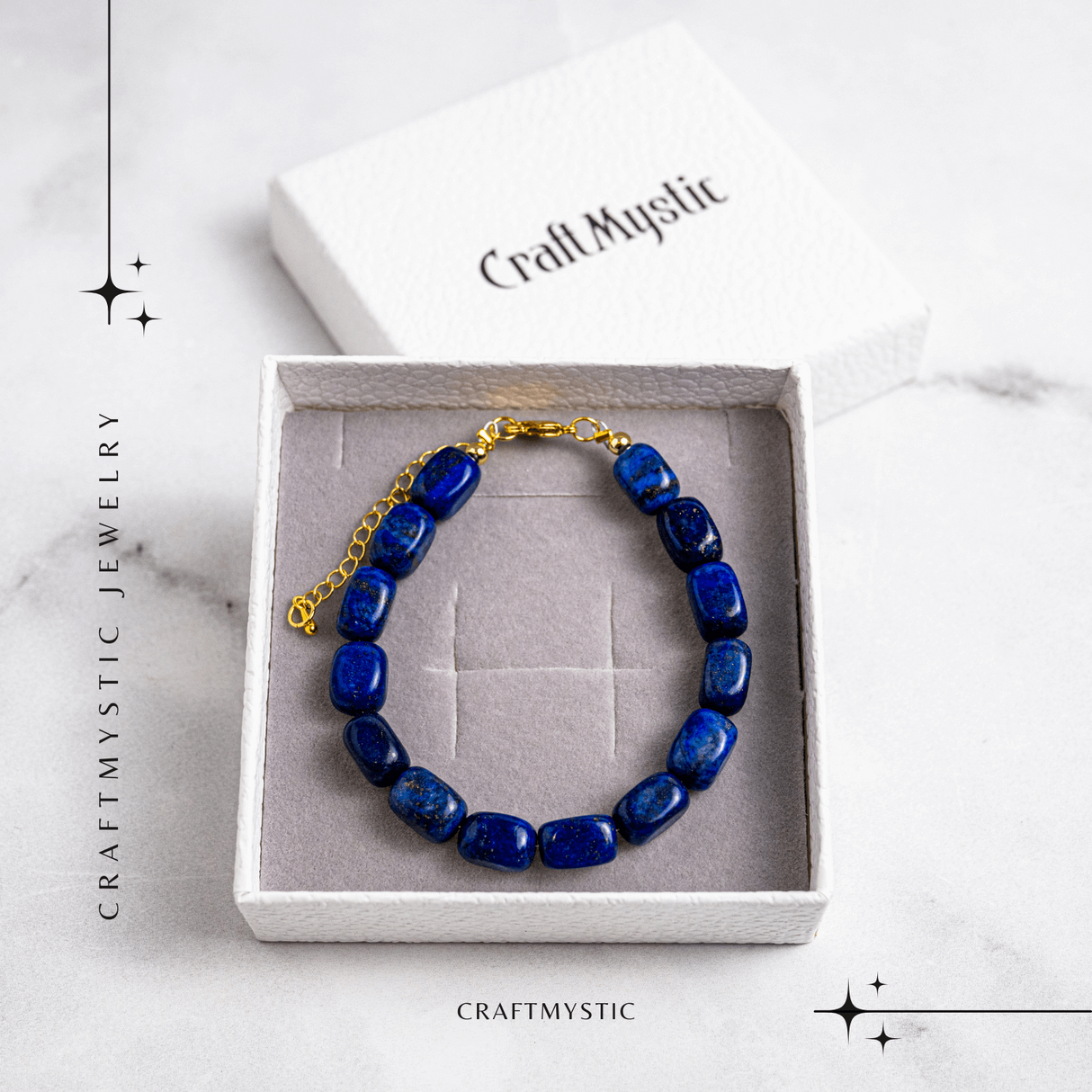 Claritate si Intelepciune - Bratara cu Lapis Lazuli Natural