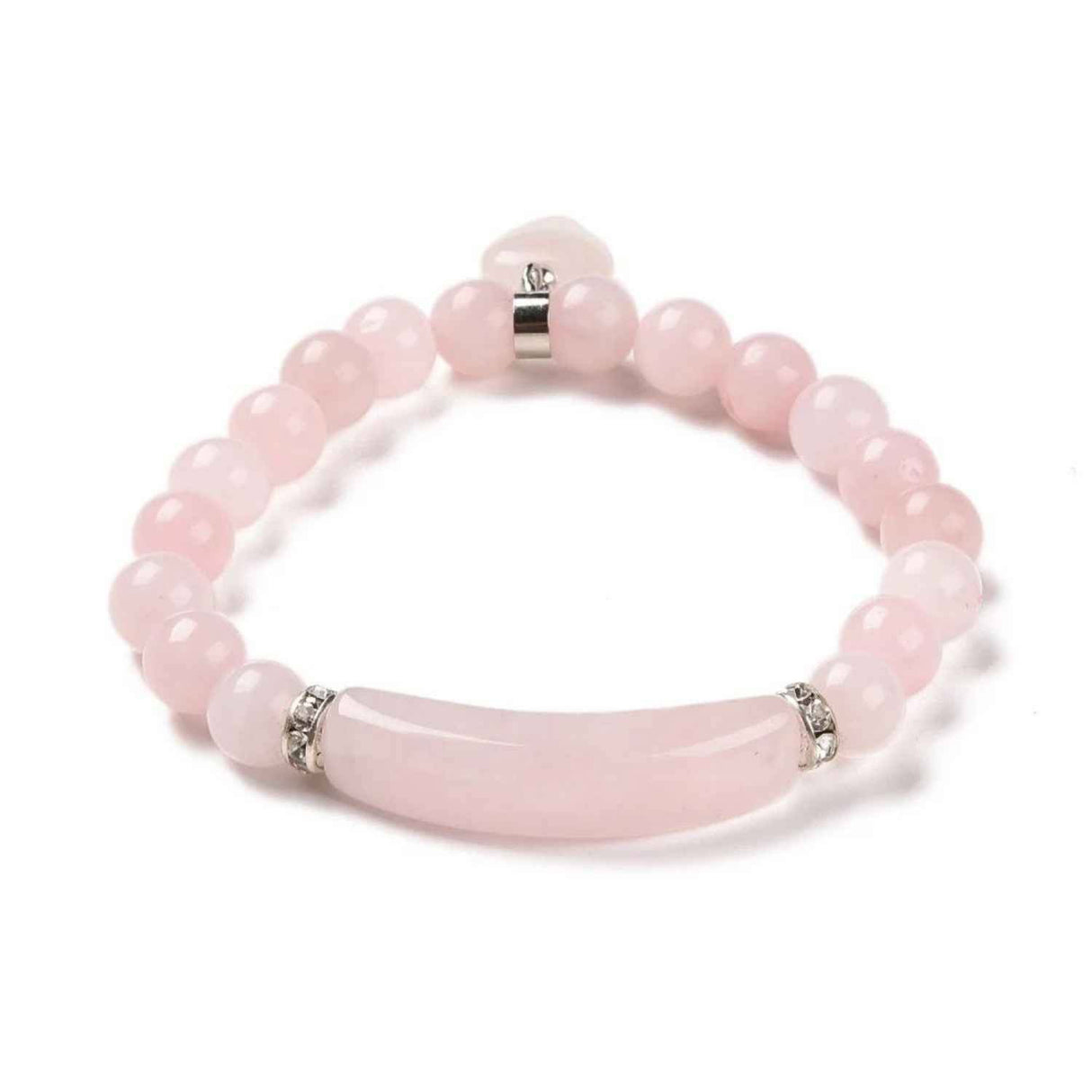 Bratara Zen Cuart Roz 8mm - Iubire si Vindecare Emotionala