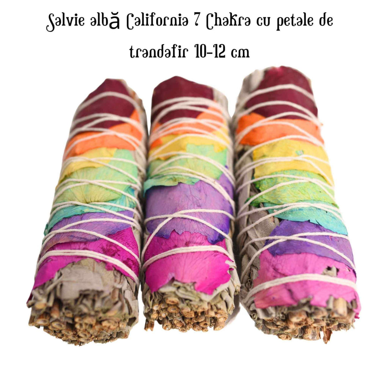 Buchet Salvie Alba California cu 7 Chakre - Echilibru si Vindecare