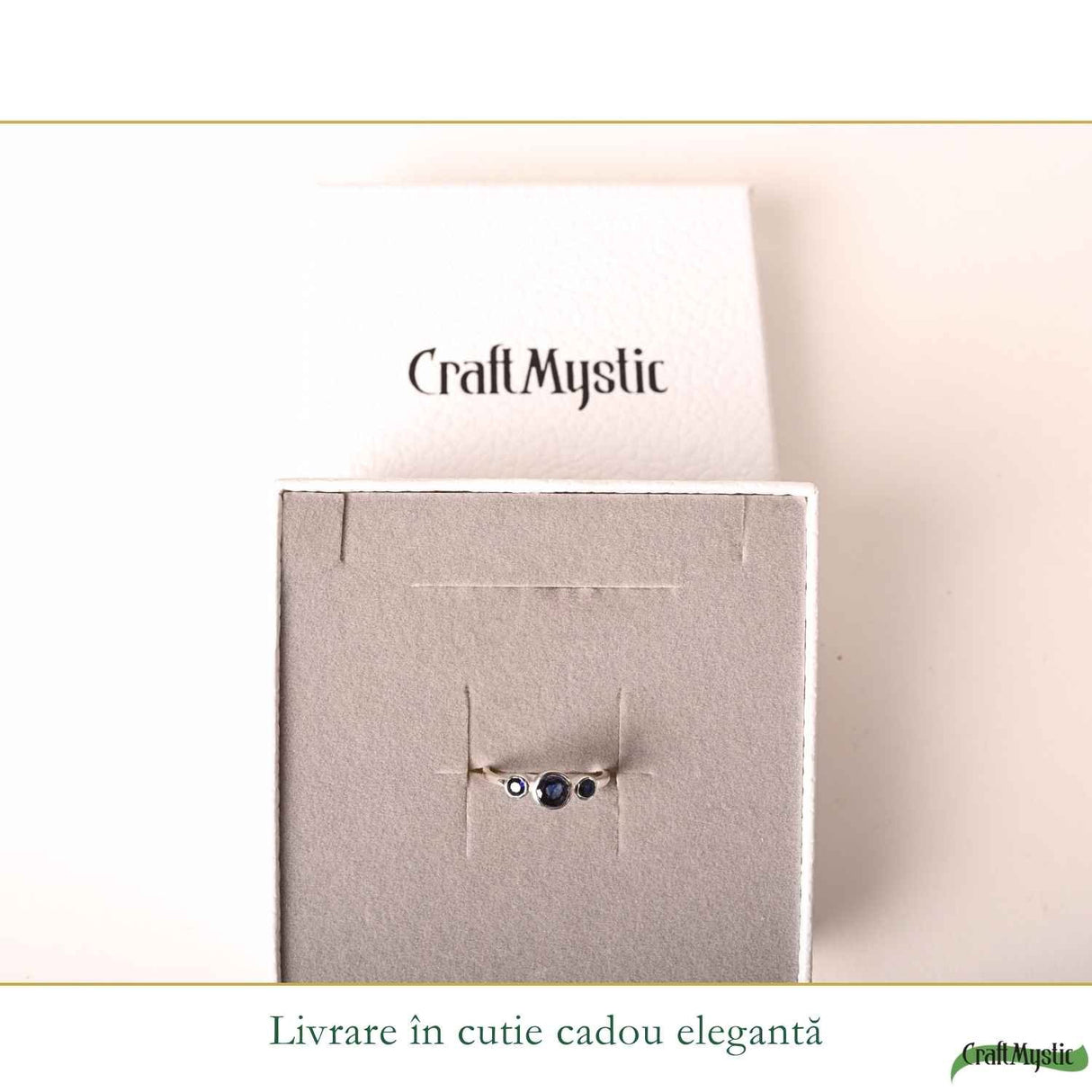 Inel Argint 925 cu Safir Fatetat Rotund – Claritate si Eleganta Feminina