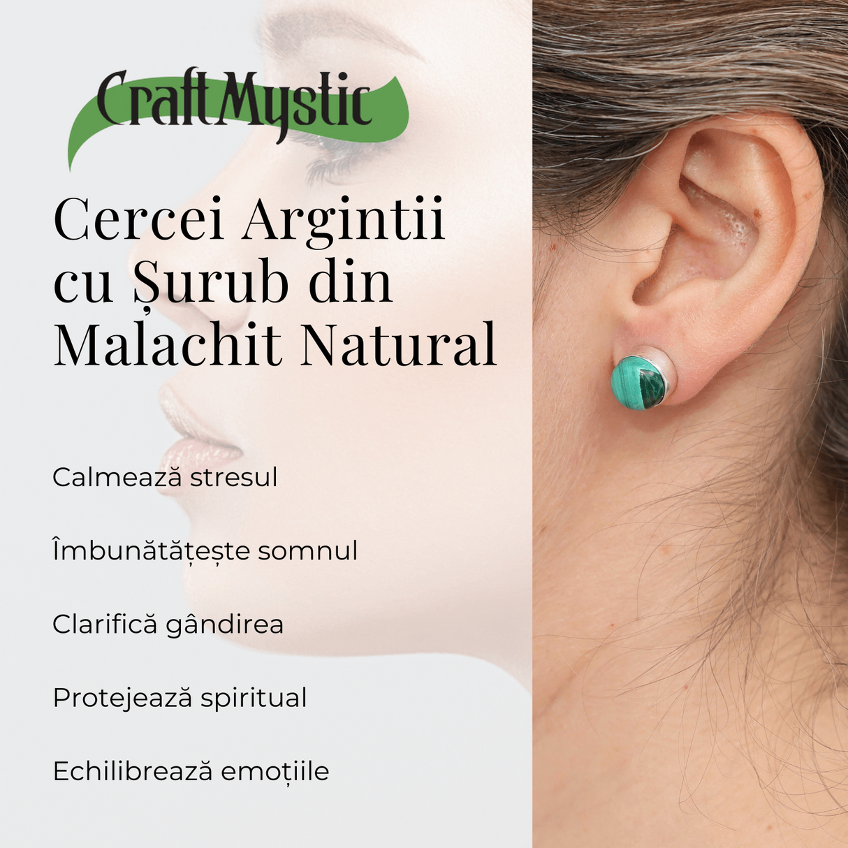Cercei aurii cu labradorit in forma de lacrima