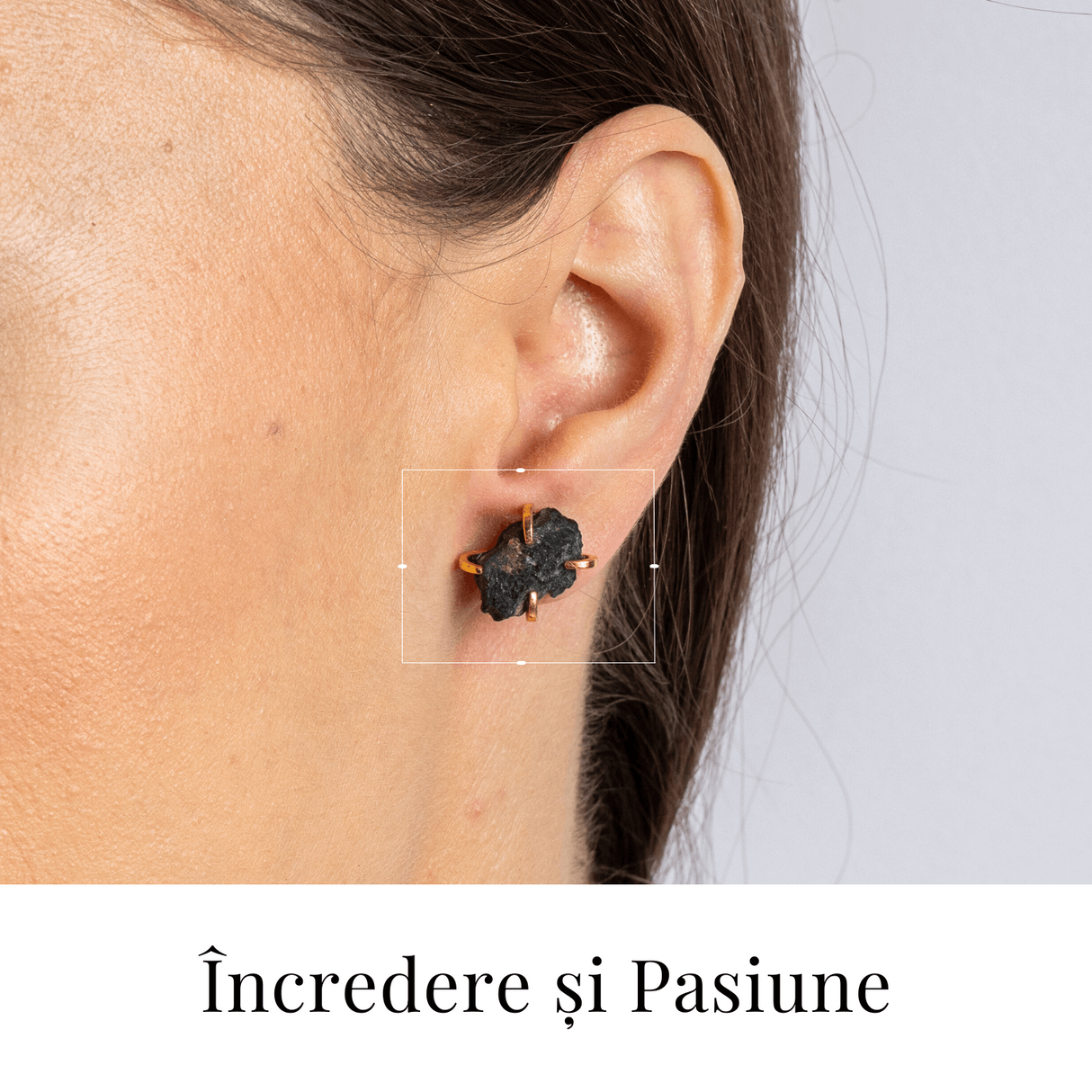 Cercei pentru Incredere si Pasiune - Cristal Granat Natural