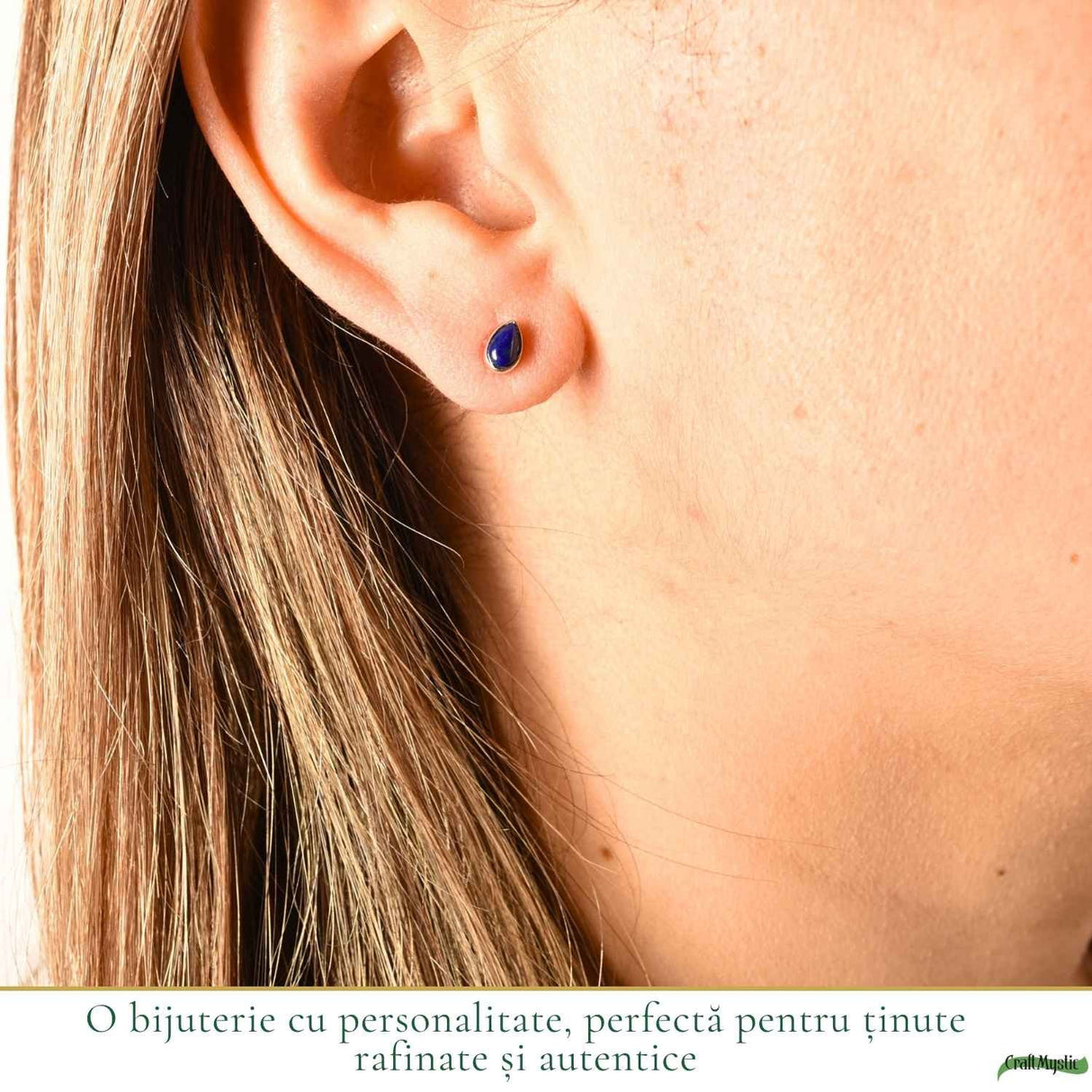 Cercei argint 925 lacrima cu Lapis Lazuli – claritate si incredere interioara