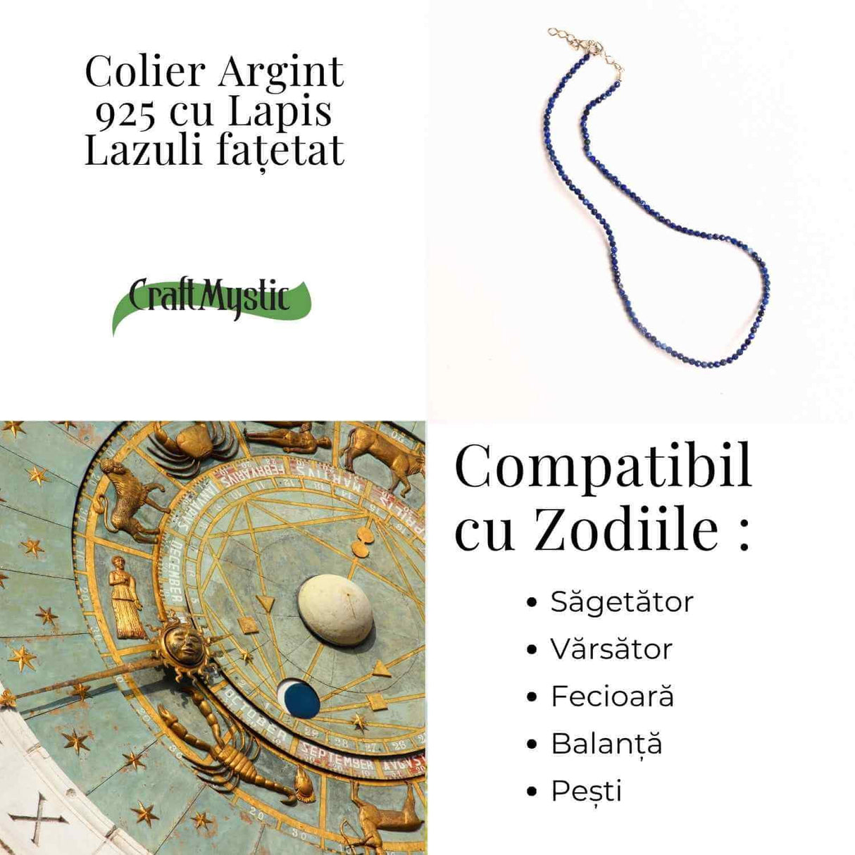 Claritate si Adevar Interior - Colier din Argint 925 cu AMETIST