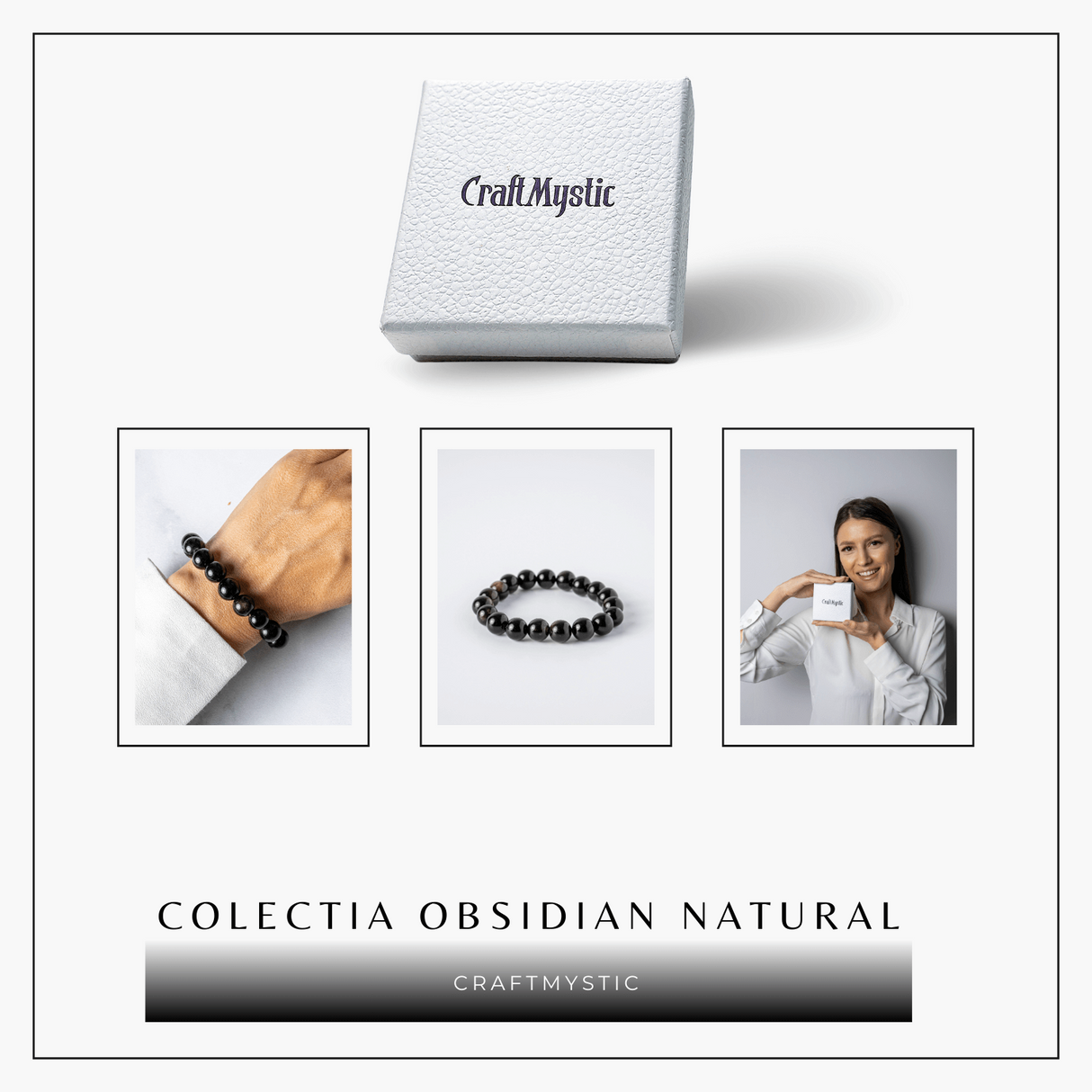 Energie si Protectie - Bratara din Obsidian Auriu Natural 10mm