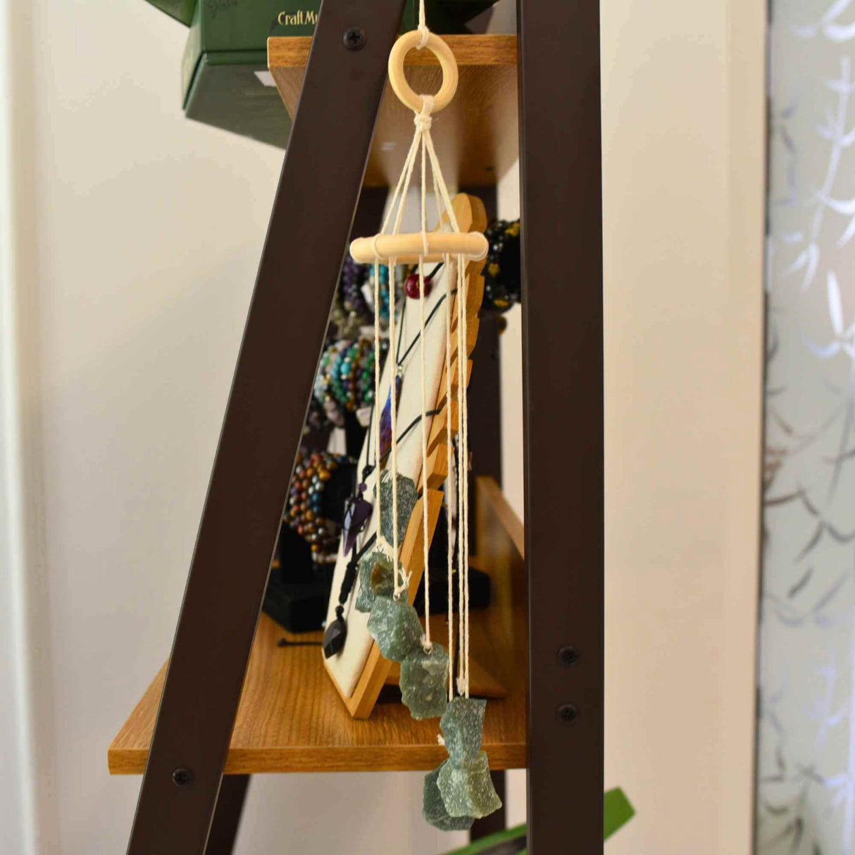 Clopotel de Vant cu Pietre Semipretioase de Aventurin Verde - Prosperitate, Armonie si Frumusete in Decorul Tau