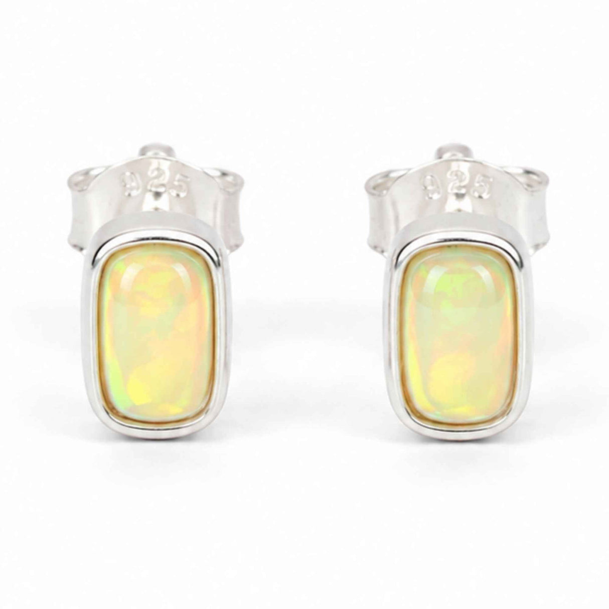 Cercei Argint 925 cu Opal Etiopian Natural – Eleganta si Energie Luminoasa