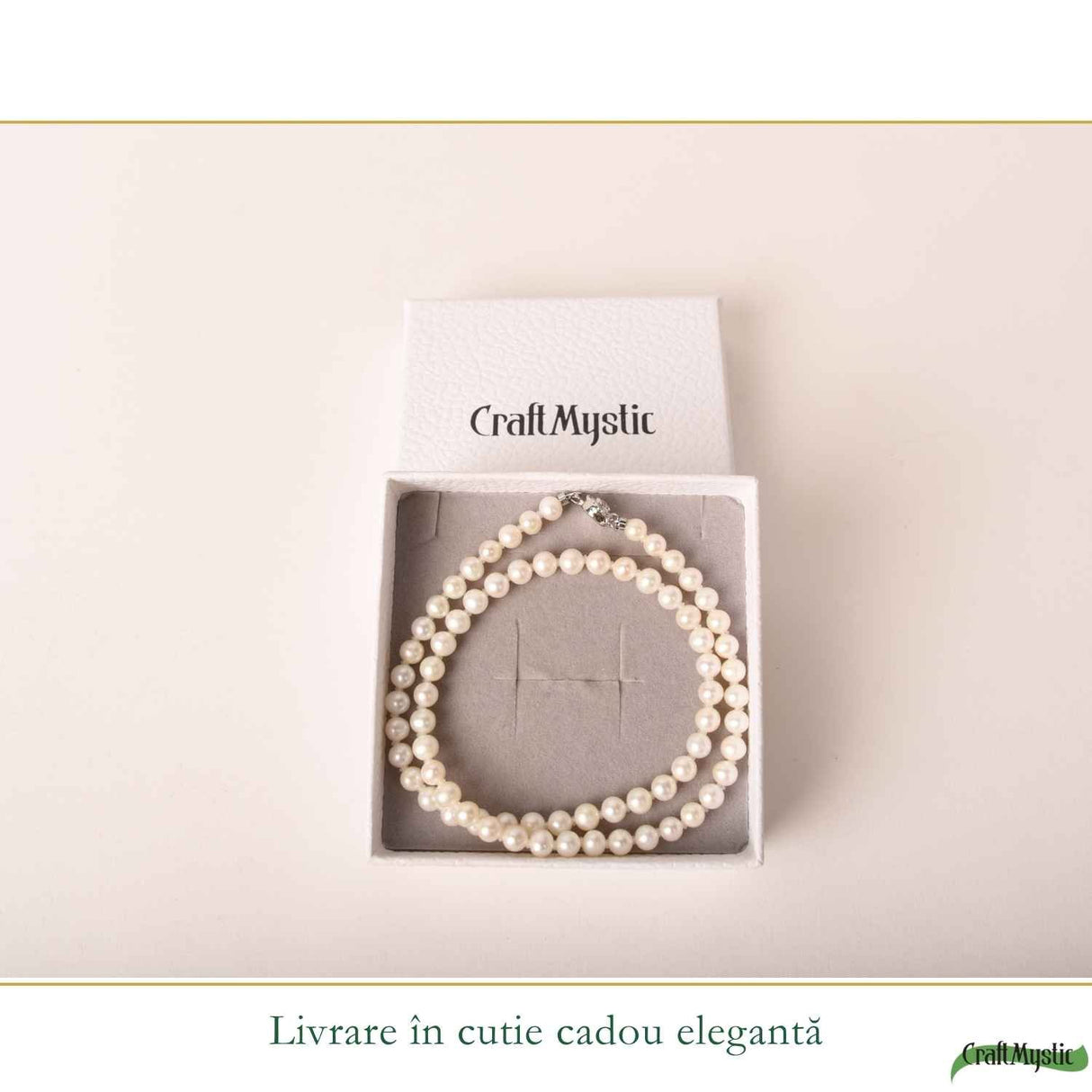 Colier Argint 925 cu Perle Naturale de Cultura – Delicatete si Eleganta Feminina