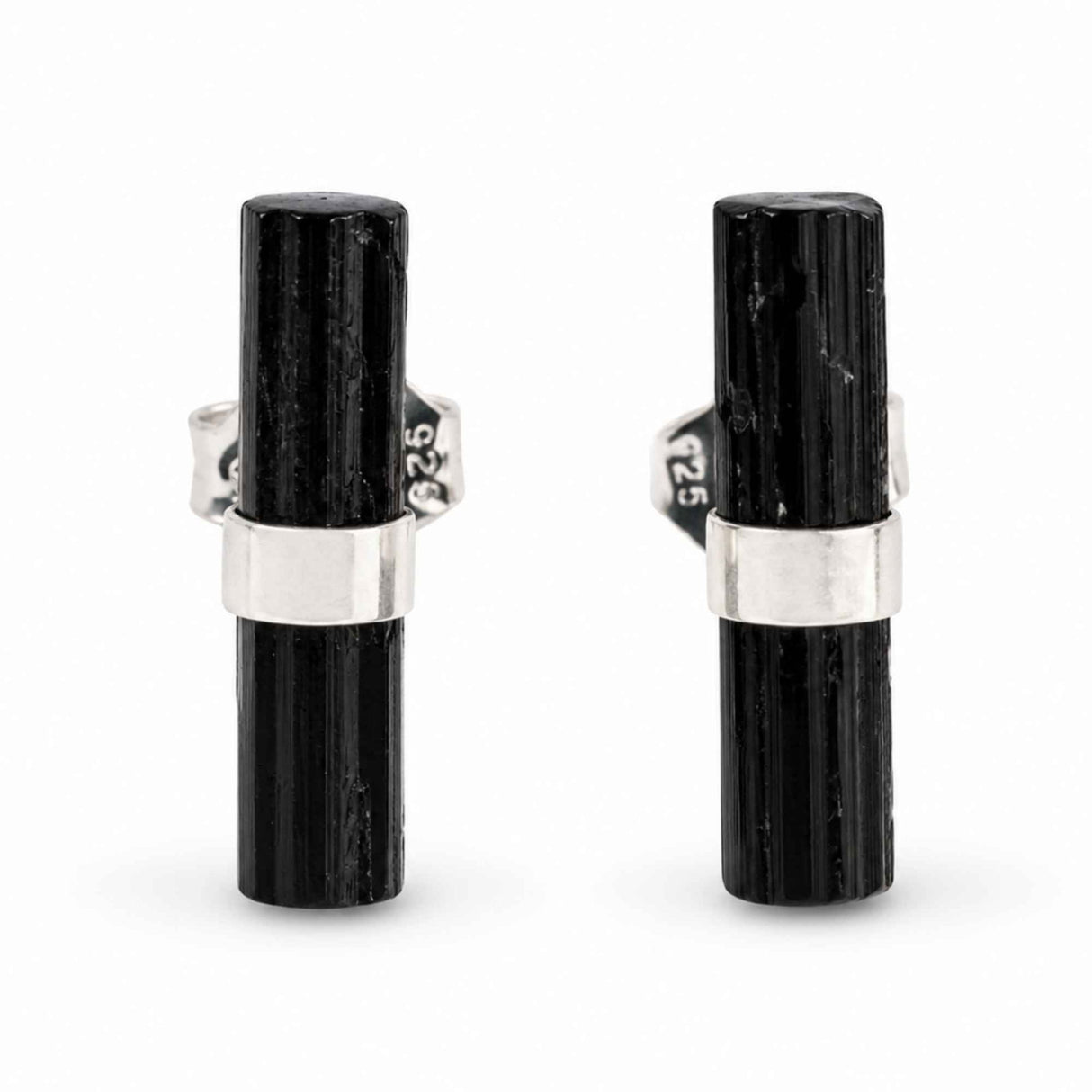 Cercei Argint 925 cu Turmalina Neagra – Protectie si Echilibru Zilnic