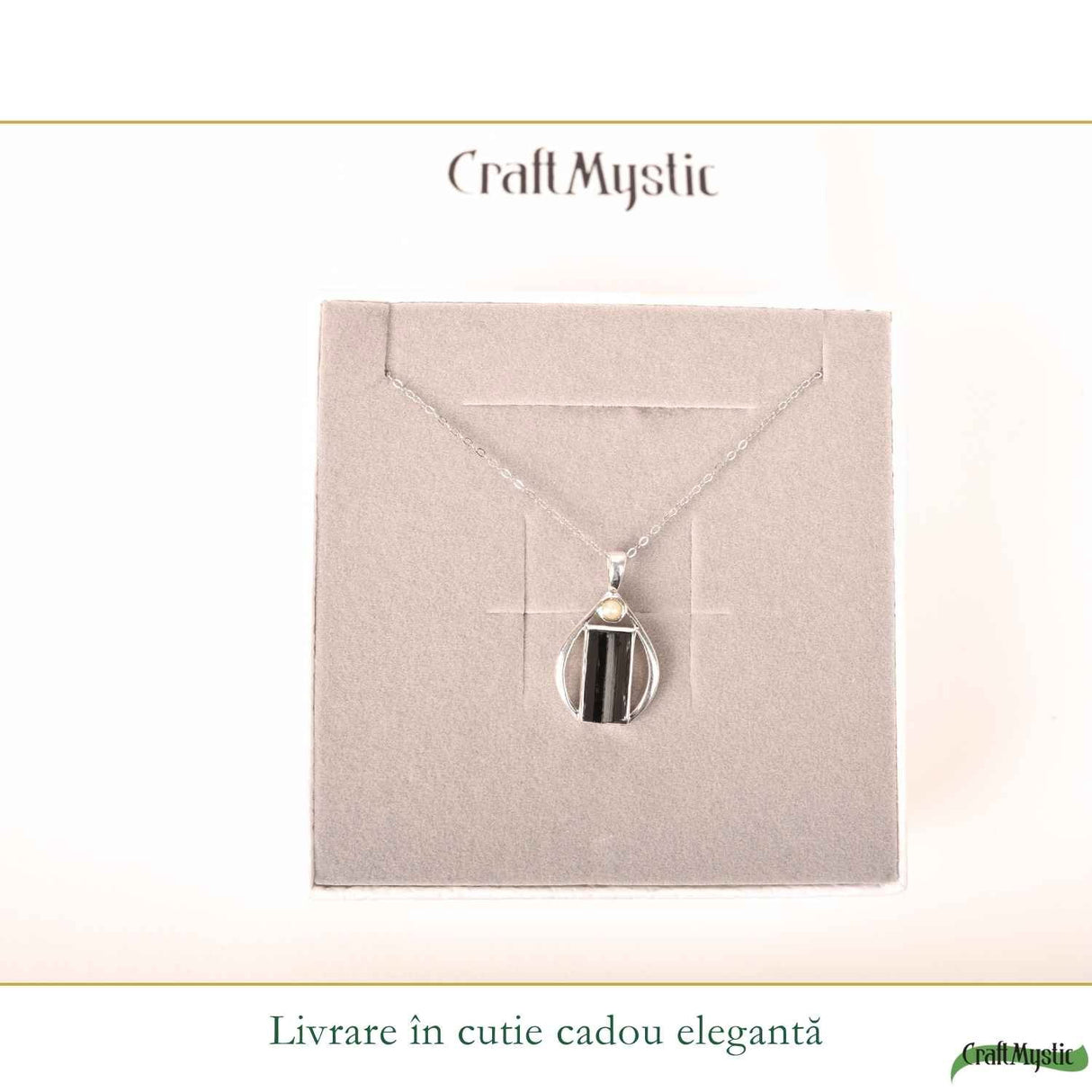 Cercei Argint 925 cu Turmalina Neagra – Protectie si Echilibru Zilnic