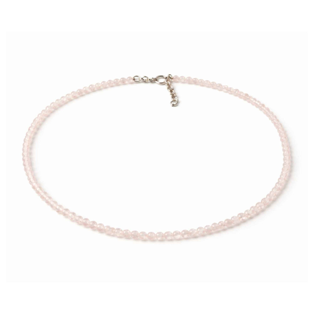 Choker argint 925 cuart roz – iubire de sine si echilibru emotional