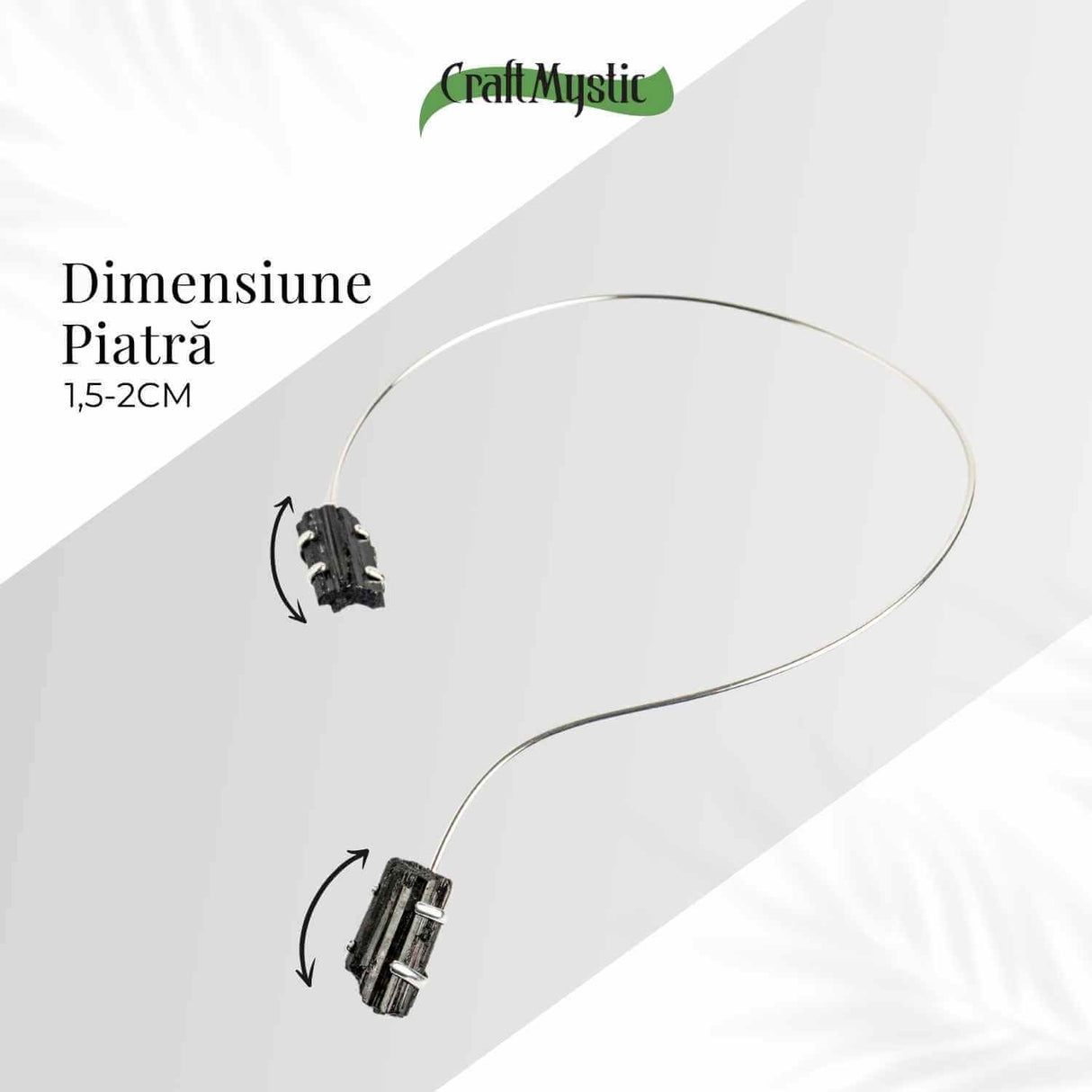 Colier Choker Turmalina Neagra - Protectie Energetica si Echilibru