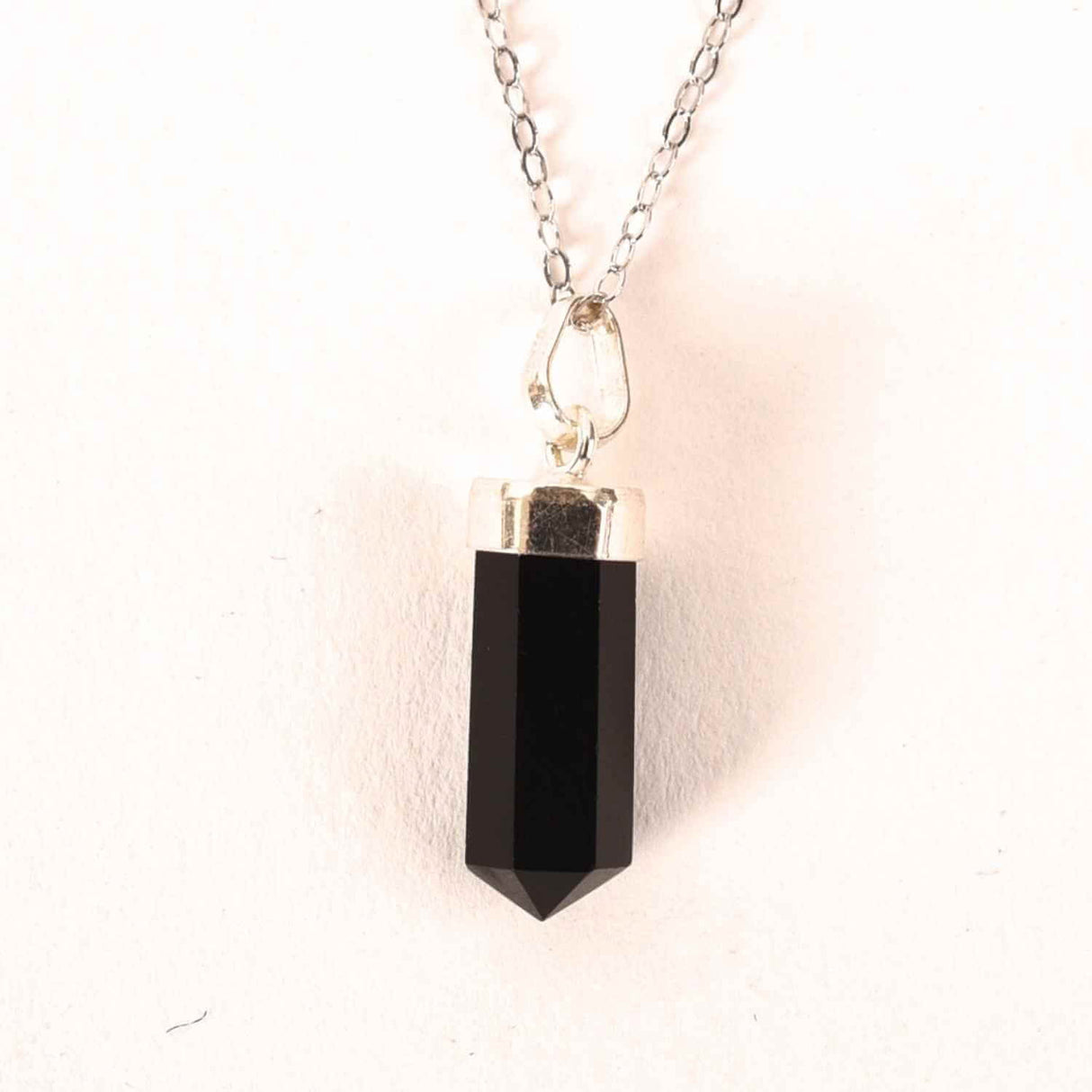 Colier Argint 925 cu Obsidian Natural - Protectie si Claritate Interioara