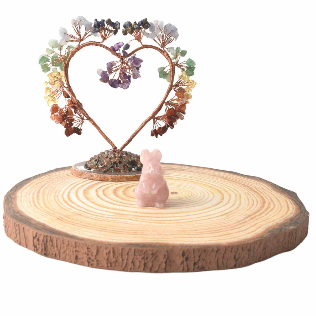 Figurina 4 cm cu forma de iepure sculptata manual din Obsidian natural - Cristale si pietre vindecatoare semipretioase cu animale
