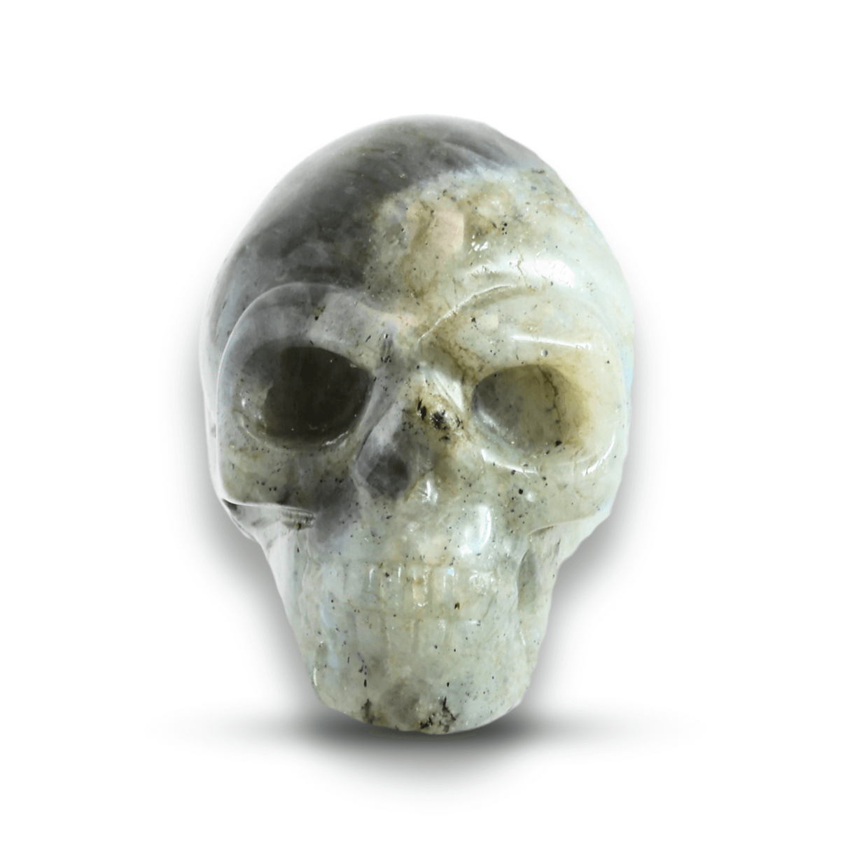 Figurina Craniu din Labradorit Natural, 5 cm - Sprijina Transformarea si Protectia Energetica