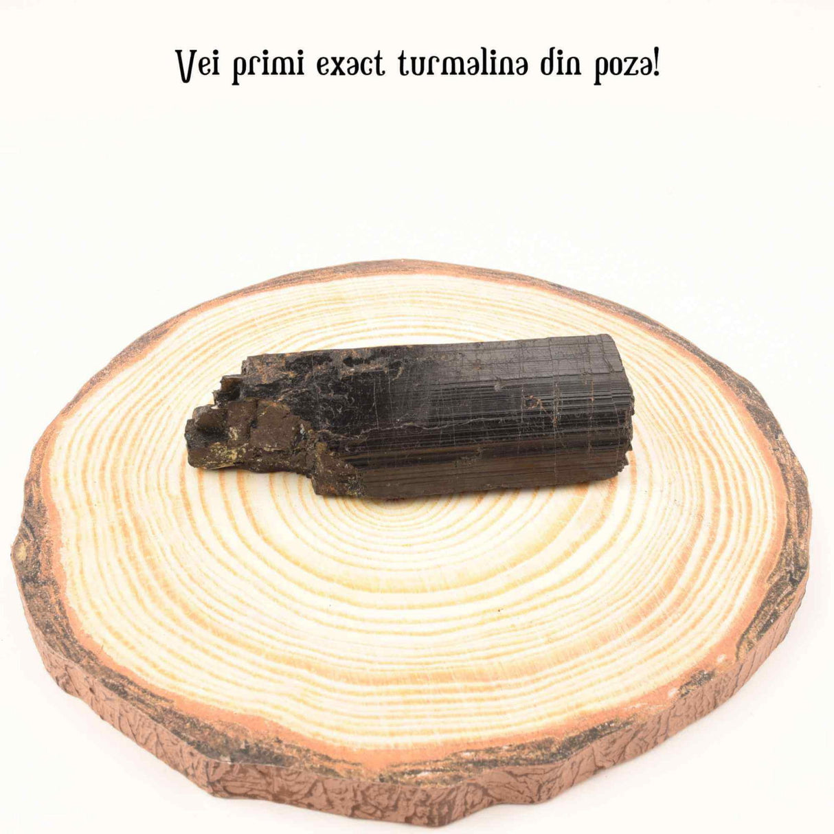 Cristal natural unicat de vindecare Turmalina neagra pietre brute 4-6 cm - Pentru energie pozitiva, protectie