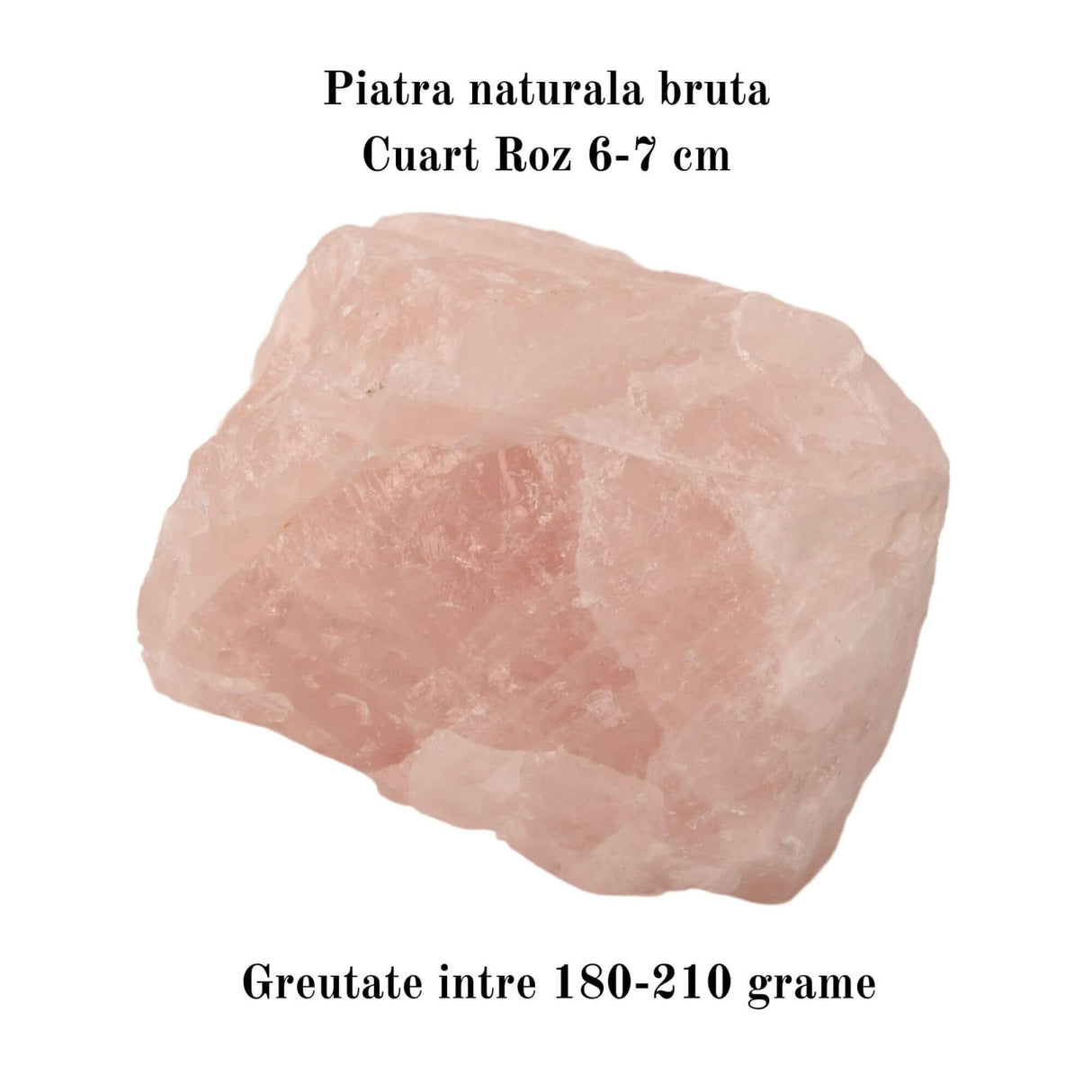 Cristal natural unicat Cuart Roz pietre brute 3-4 cm - Pietre semipretioase de vindecare