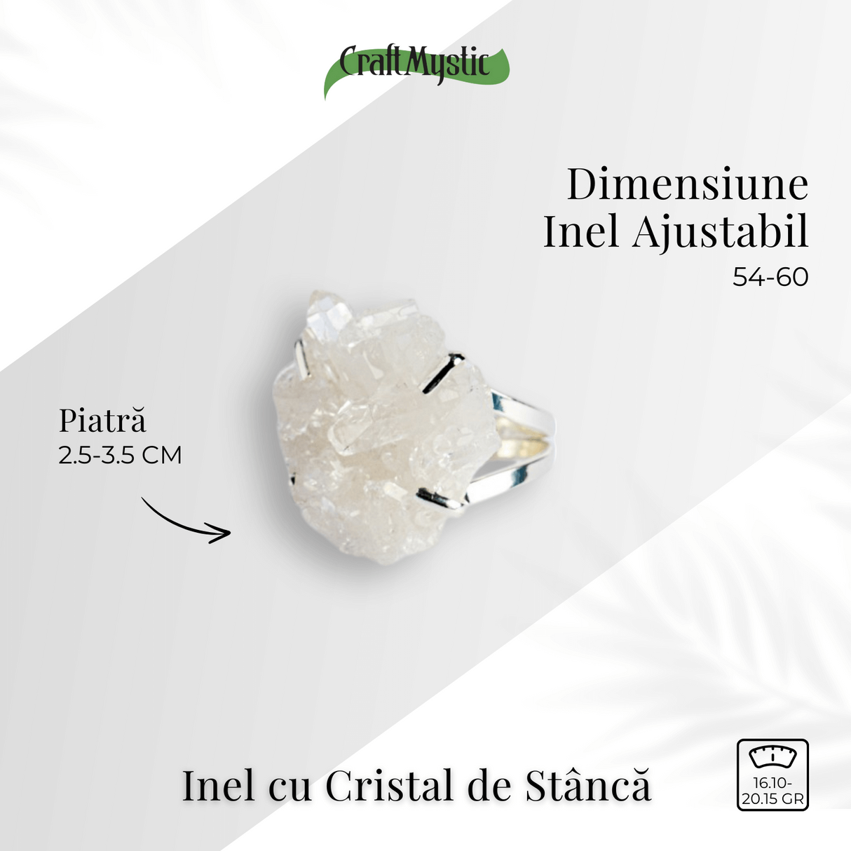 Inelul claritatii - Cristal de stanca pentru minte limpede si intentii pure