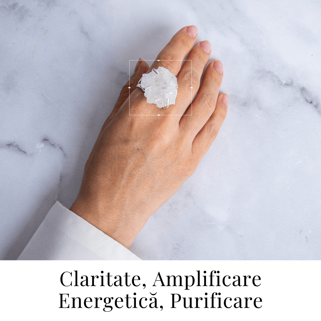 Inelul claritatii - Cristal de stanca pentru minte limpede si intentii pure