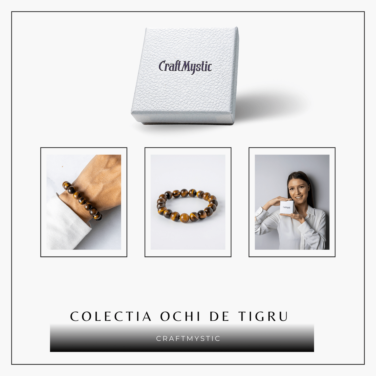 Putere si Protectie - Bratara din Ochi de Tigru Natural 10mm