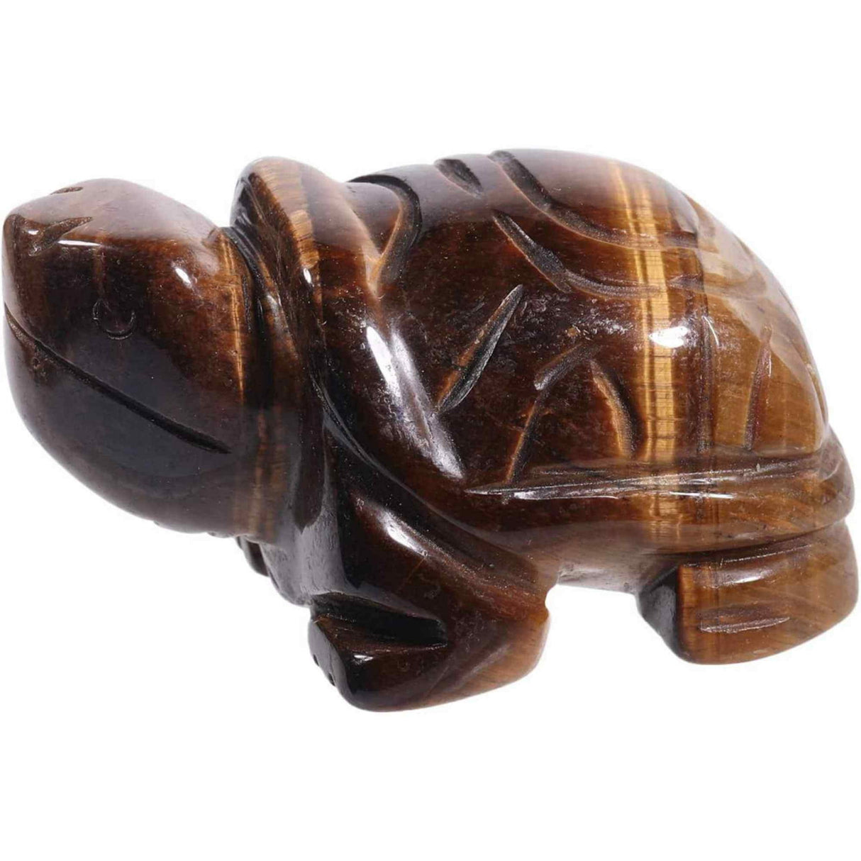 Figurina broasca testoasa 4 cm de cristal semipretios Ametist - Sculptura din piatra vindecatoare reiki de buzunar pentru decor, colectie