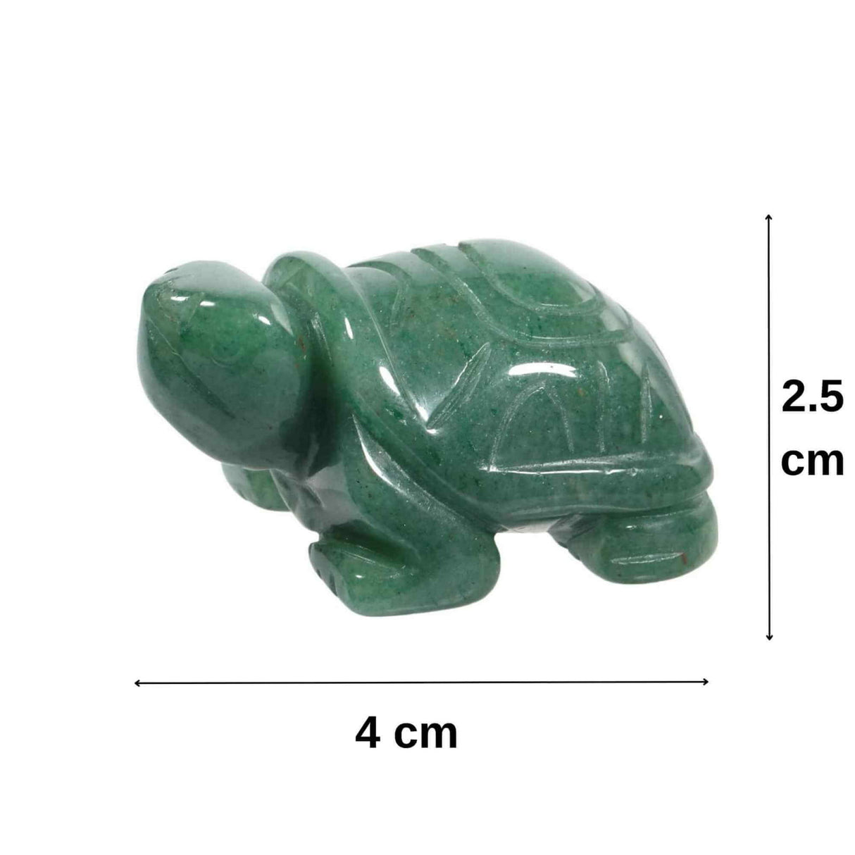 Figurina broasca testoasa 4 cm de cristal semipretios Ametist - Sculptura din piatra vindecatoare reiki de buzunar pentru decor, colectie