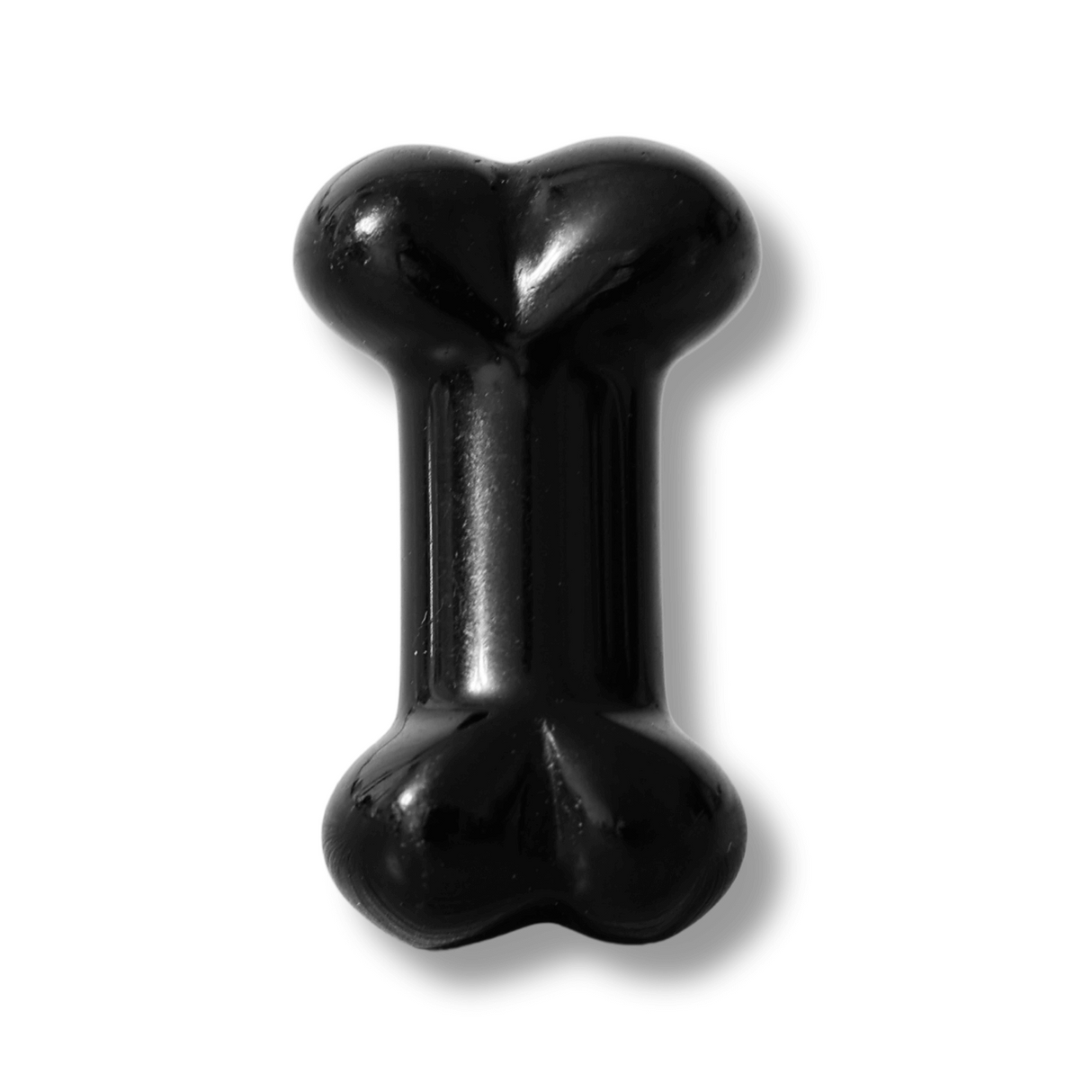 Figurina in Forma de Os din Cristale Naturale 30mm - Obsidian