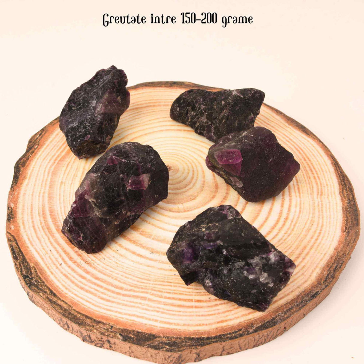 Fluorina Mov Bruta Naturala 6-7 cm - Cadoul Perfect pentru Meditatie, Decor si Colectionari - Piatra Semipretioasa pentru Vindecare si Echilibru