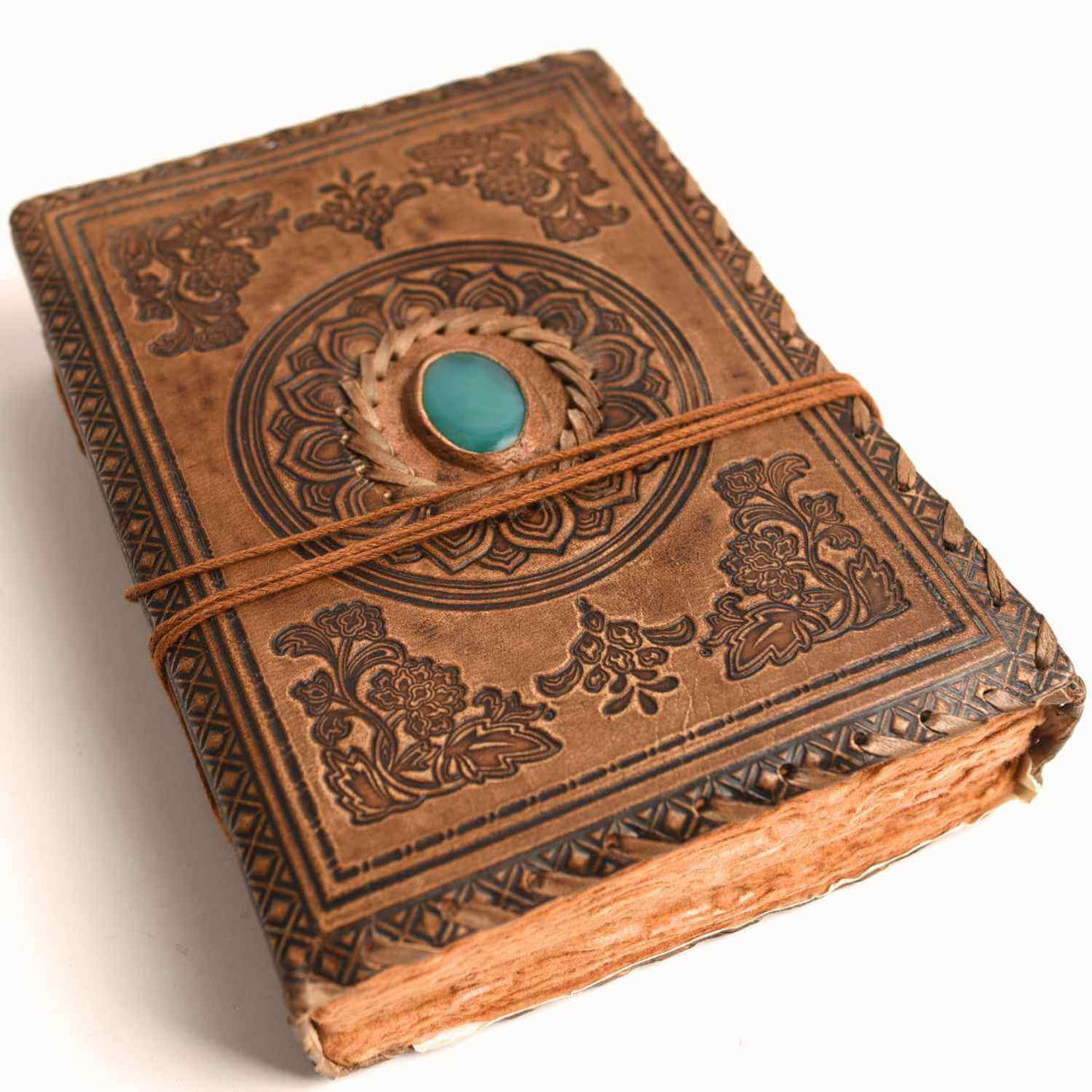 Jurnal piele naturala cu Aventurin verde - Creativitate si energie pozitiva