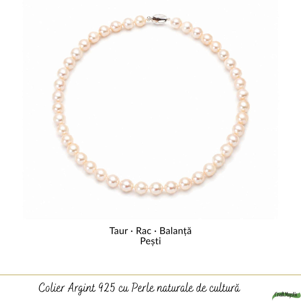 Colier Argint 925 cu Perle Naturale de Cultura – Eleganta si Feminitate Delicata
