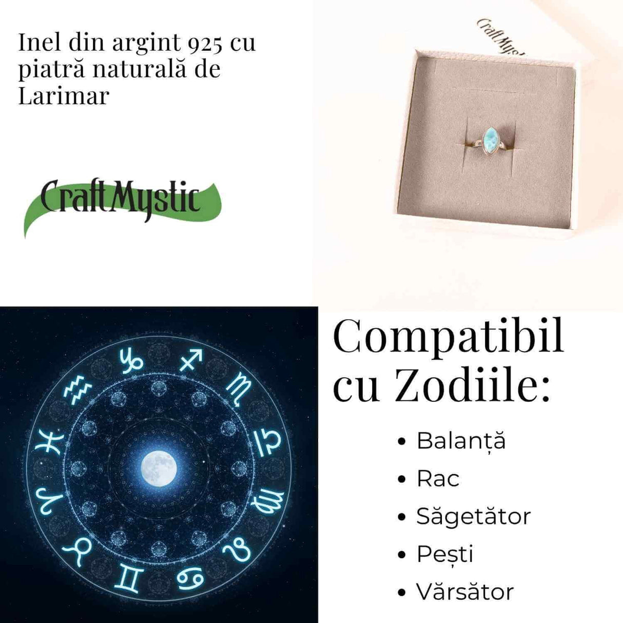 Inel Argint 925 Placat cu Aur 18K cu Turmalina Verde Marime 51 (EU) / 5.5 (US) - Echilibru si Incredere Interioara