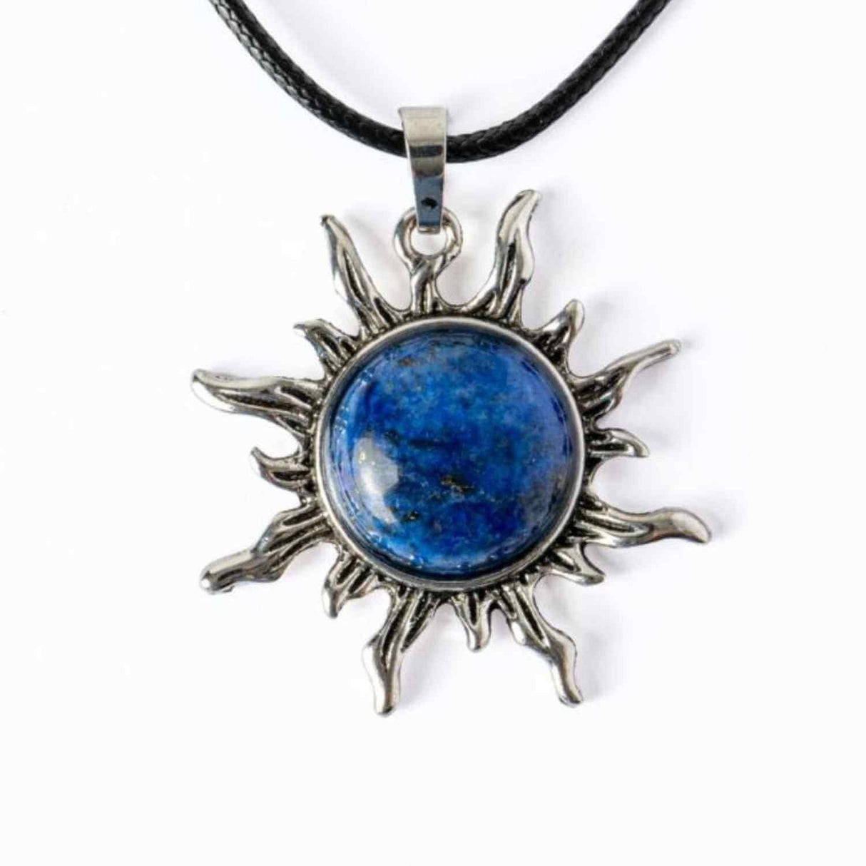 Intelepciune si Creativitate - Colier Soare cu Lapis Lazuli Natural
