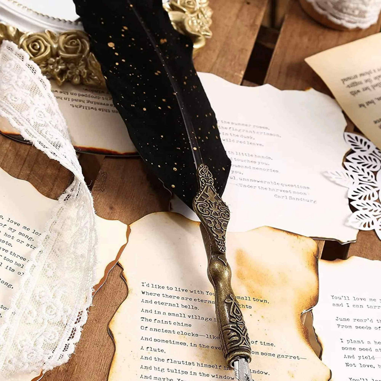Set Stilou cu Pana - Caligrafie eleganta, cadoul perfect pentru orice ocazie