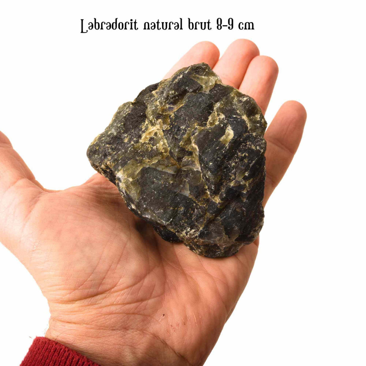 Labradorit Brut 8-9 cm Piatra Magiei, Intuitiei