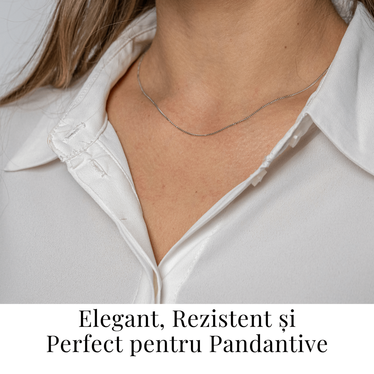 Lant din Argint 925 Reglabil - Eleganta Subtila si Versatilitate pentru Pandantive