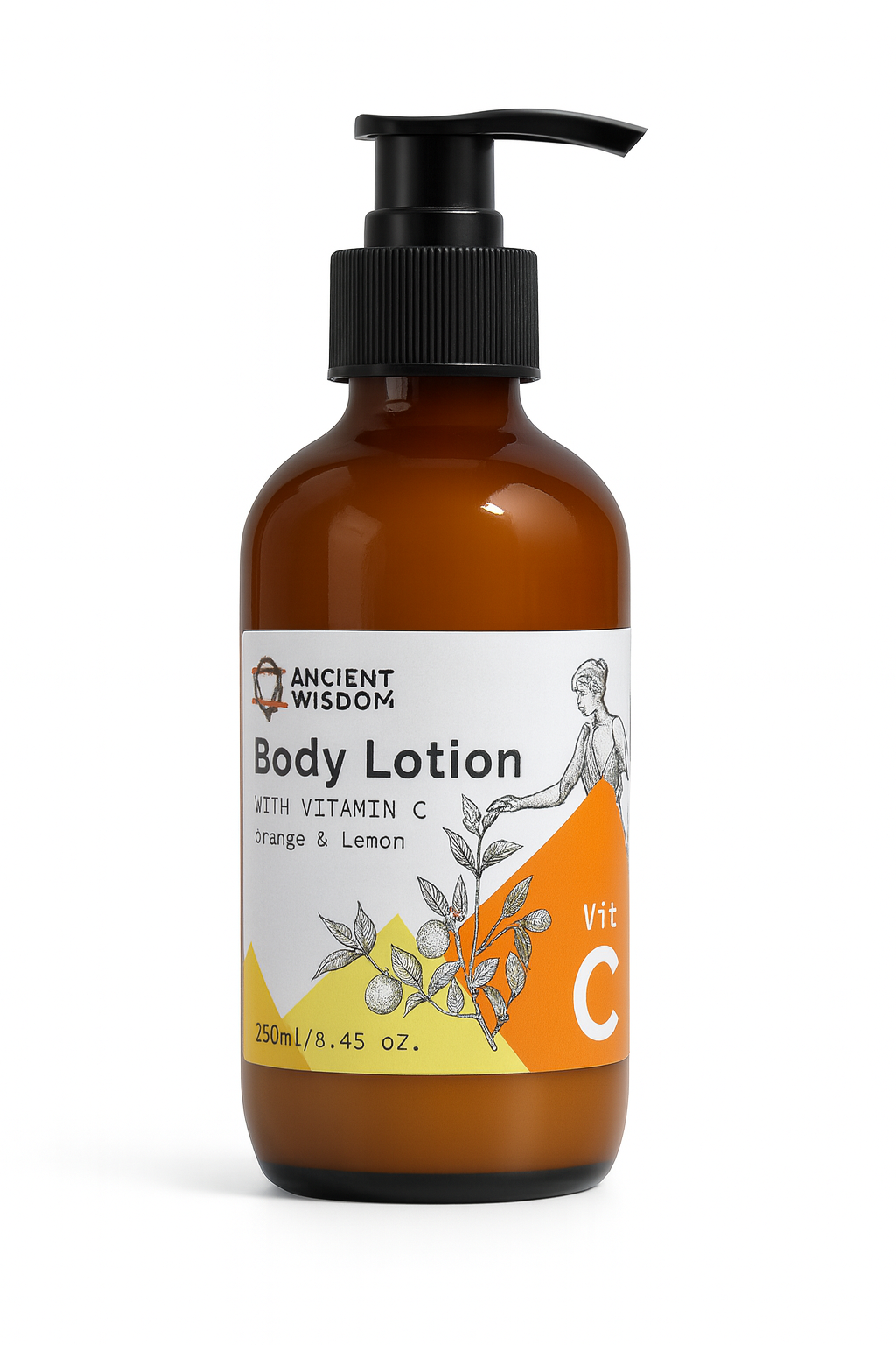 Lotiune de corp cu Vitamina C - Portocala si Lamaie
