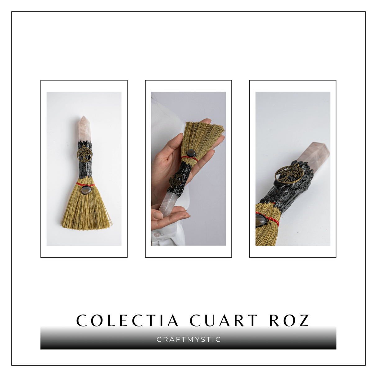 Maturica pentru curatare energetica – Varf Cuart Roz natural