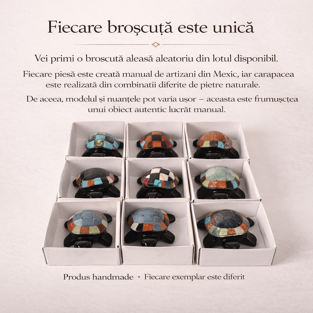 Broscuta Feng Shui din Obsidian Negru Mexican – simbol al prosperitatii si protectiei