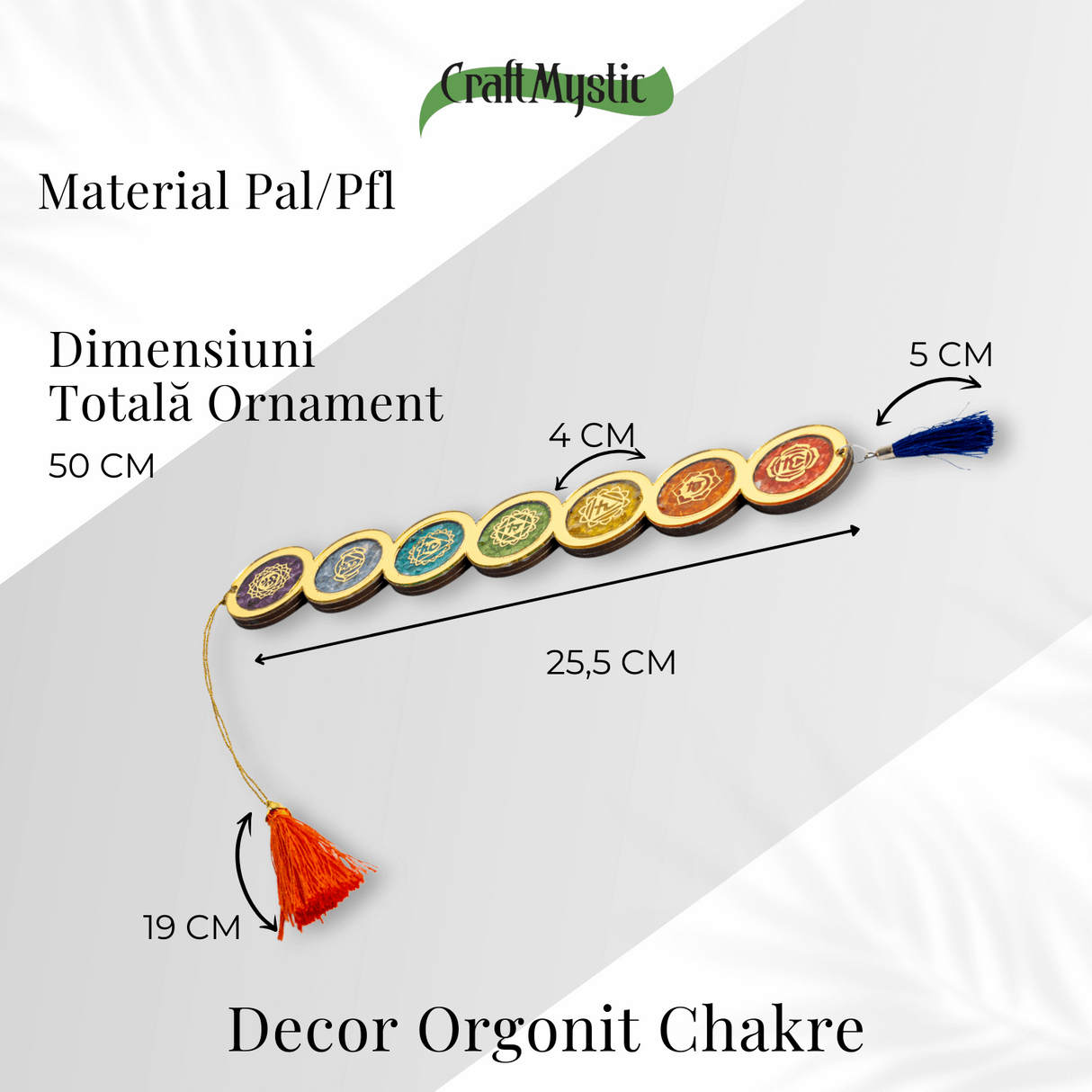Decor orgonit chakre - Ideal pentru meditatie si vibratii pozitive