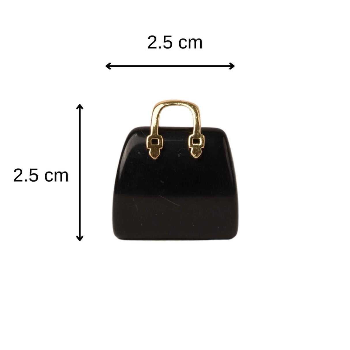 Pandantive 2.5 cm din piatra naturala Ametist, in forma de geanta - Accesorii din piatra pentru realizarea de bijuterii, cercei, colier